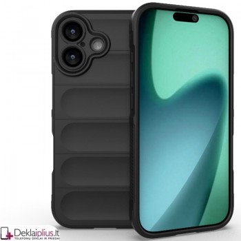 Magic Shield guminis dėklas su kameros apsauga - juodas (Apple Iphone 17) Magic Shield guminis dėklas su kameros apsauga - juodas (Apple Iphone 17)